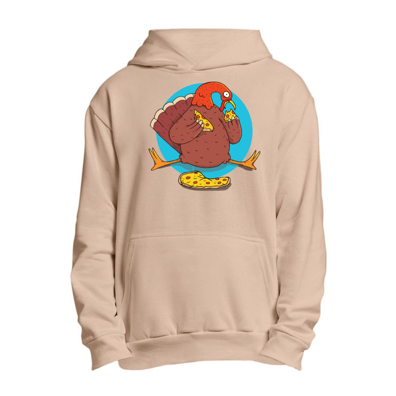 Thanksgiving Turkey Pizza Urban Pullover Hoodie | Artistshot