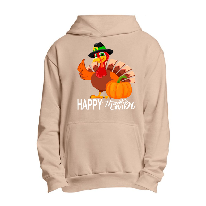 Thanksgiving Turkey Happy Thanks Giving Turkey Day Funny Gift Urban Pullover Hoodie | Artistshot