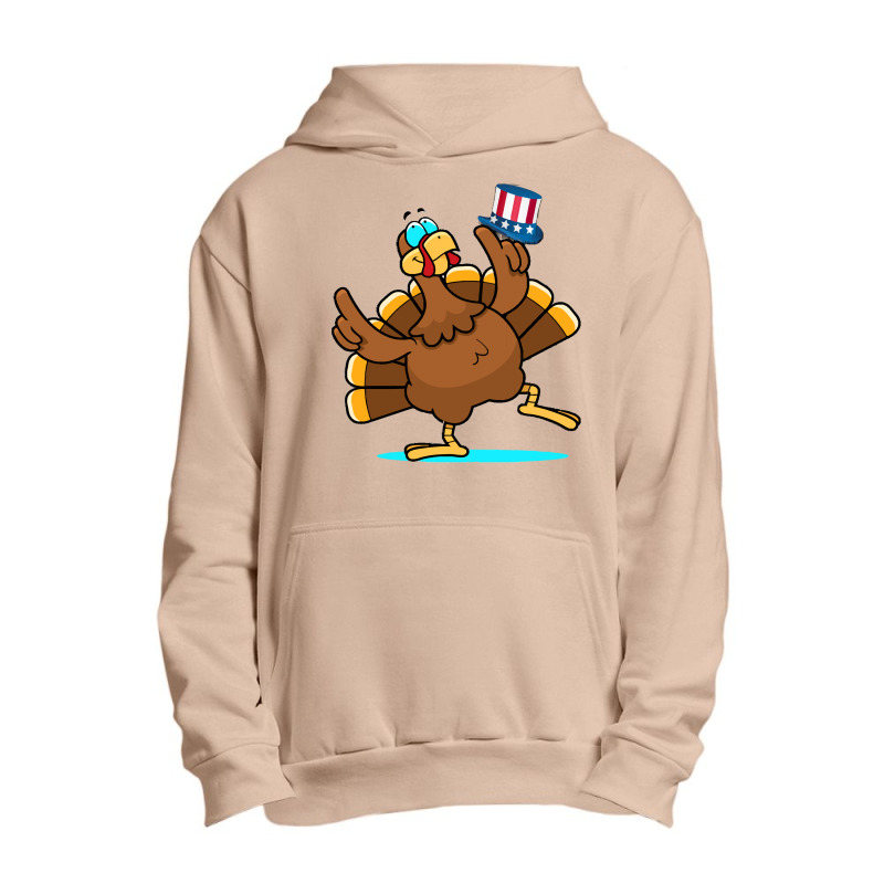 Thanksgiving Turkey Happy Thanksgiving Turkey Day Funny Gift Urban Pullover Hoodie | Artistshot