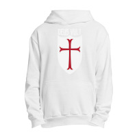 Deus Vult God Wills It Crusader Meme Urban Pullover Hoodie | Artistshot