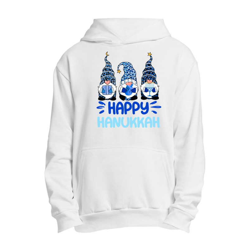 Happy Chrismukkah 2021 With Menorah Gnome Hanukkah Jewish Holiday Paja Urban Pullover Hoodie | Artistshot