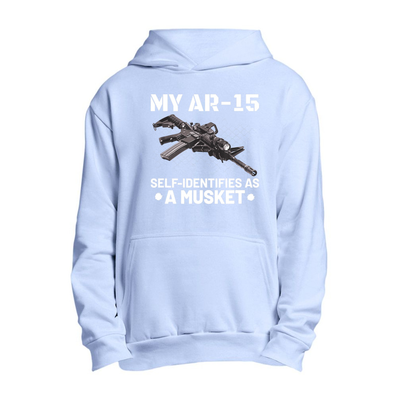 My Ar-15 Self-identifies As A Musket Urban Pullover Hoodie by cm-arts | Artistshot