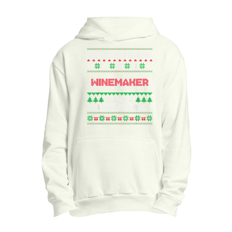 Xmas Gift For Winemaker Winemaker Ugly Sweater T Shirt Urban Pullover Hoodie | Artistshot