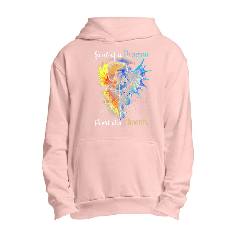 Soul Of A Dragon Heart Of A Phoenix Women Urban Pullover Hoodie by cm-arts | Artistshot