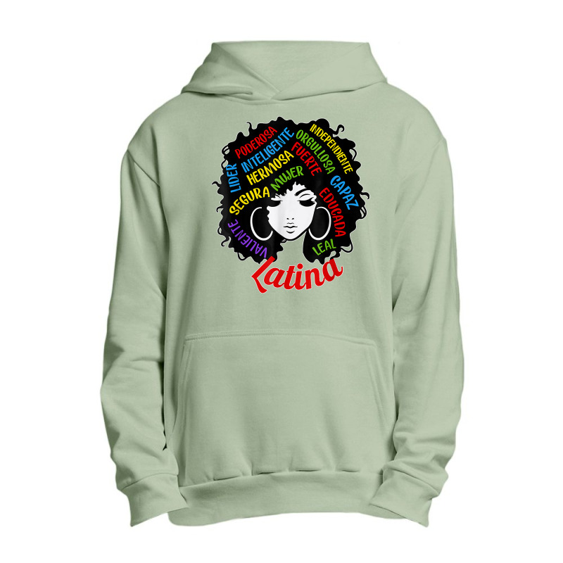 Reina Empowered Latina Poder Latina Pride Hispanic Heritage T Shirt Urban Pullover Hoodie by montistd | Artistshot