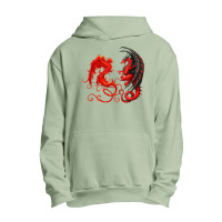 Rising Phoenix Fire And Dragon T Shirt Urban Pullover Hoodie | Artistshot