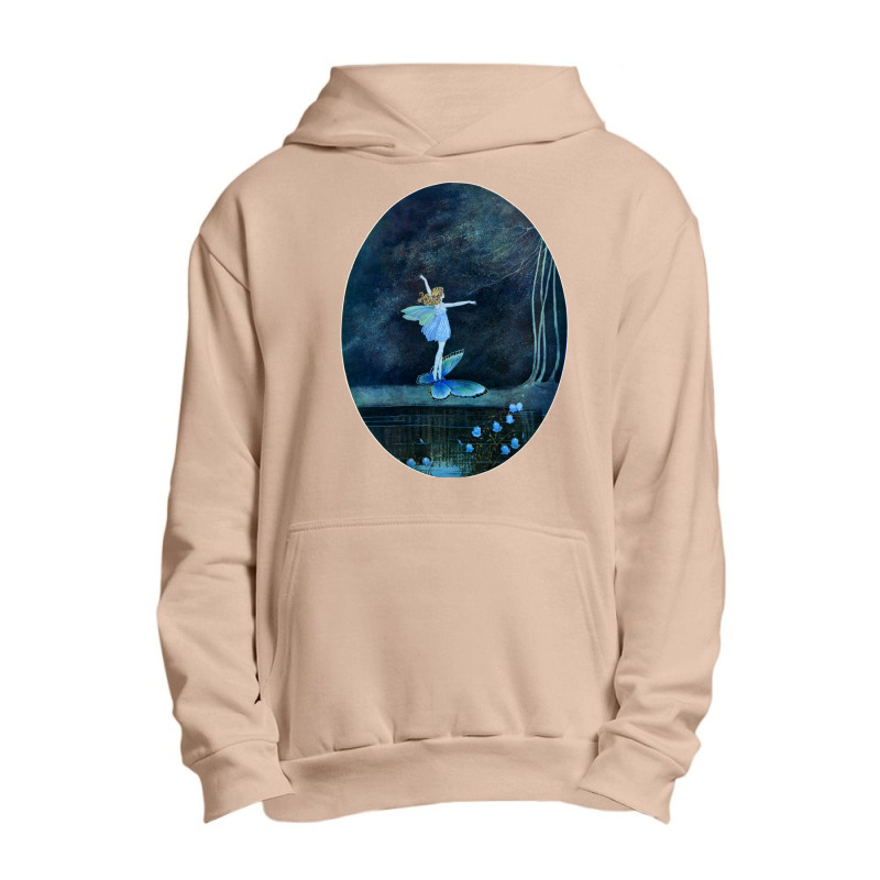 Butterfly Ride Fairyland Of Ida Rentoul Outhwaite Fantasy Long Sleeve Urban Pullover Hoodie by cm-arts | Artistshot