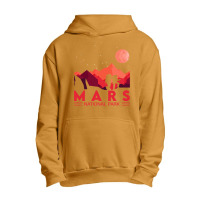 Red Mars Planet  Space National Park  Funny Mars Urban Pullover Hoodie | Artistshot