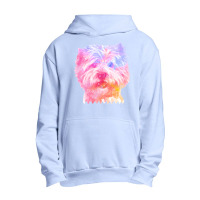 West Highland Terrier Cute West Highland Terrier Dog Lover Portrait Wa Urban Pullover Hoodie | Artistshot