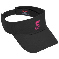 Happy And Salty Pink Visor Hat | Artistshot