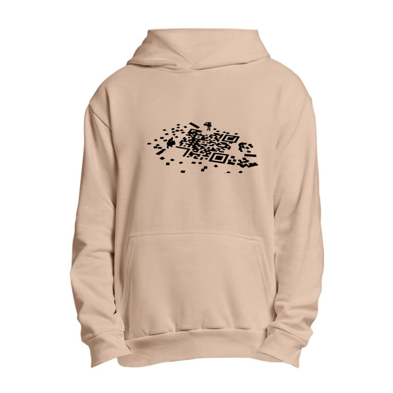 Qr Code-rs6jg Urban Pullover Hoodie | Artistshot