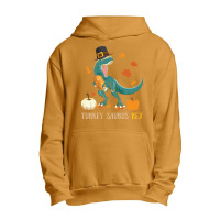 Thanksgiving Turkey Turkey- Saurus Rex Urban Pullover Hoodie | Artistshot