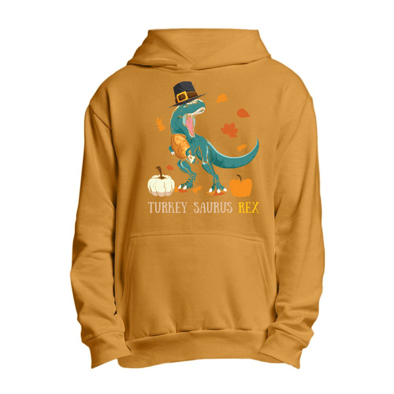 Thanksgiving Turkey Turkey- Saurus Rex Urban Pullover Hoodie | Artistshot