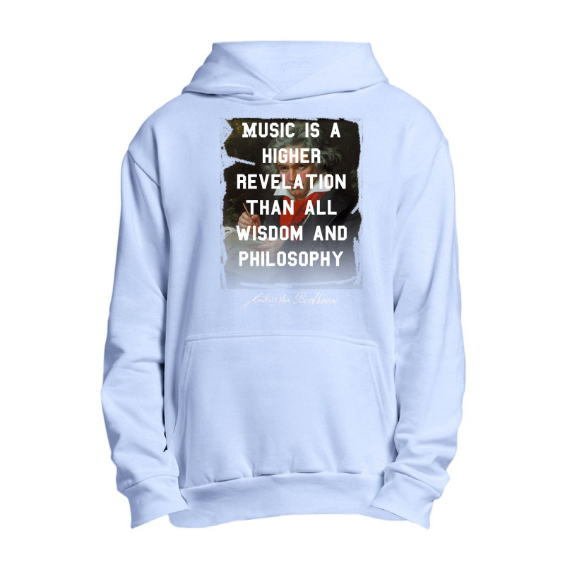 Beethoven Ludvig Van Beethoven Music Urban Pullover Hoodie by cm-arts | Artistshot