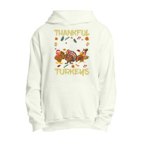 Thanksgiving Turkeythankful For My Littel Urban Pullover Hoodie | Artistshot