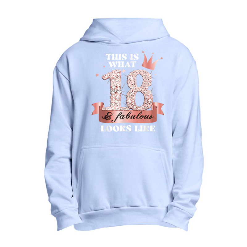 18 & Fabulous I Rose And Black Party Group Candid Photo Item Urban Pullover Hoodie | Artistshot