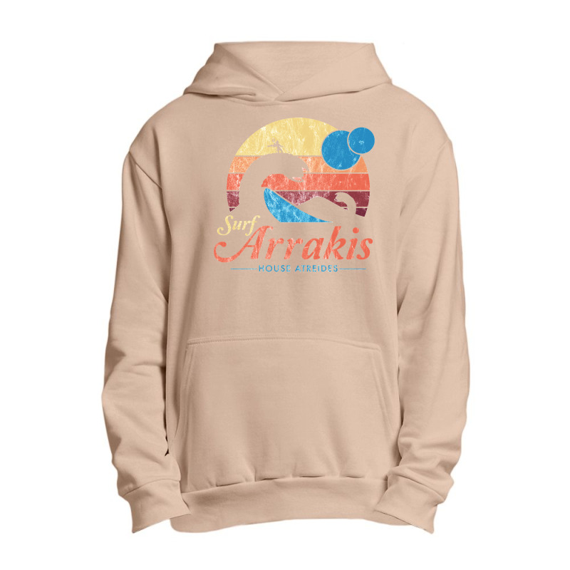 Arrakis Vintage Distressed Surf Urban Pullover Hoodie by cm-arts | Artistshot