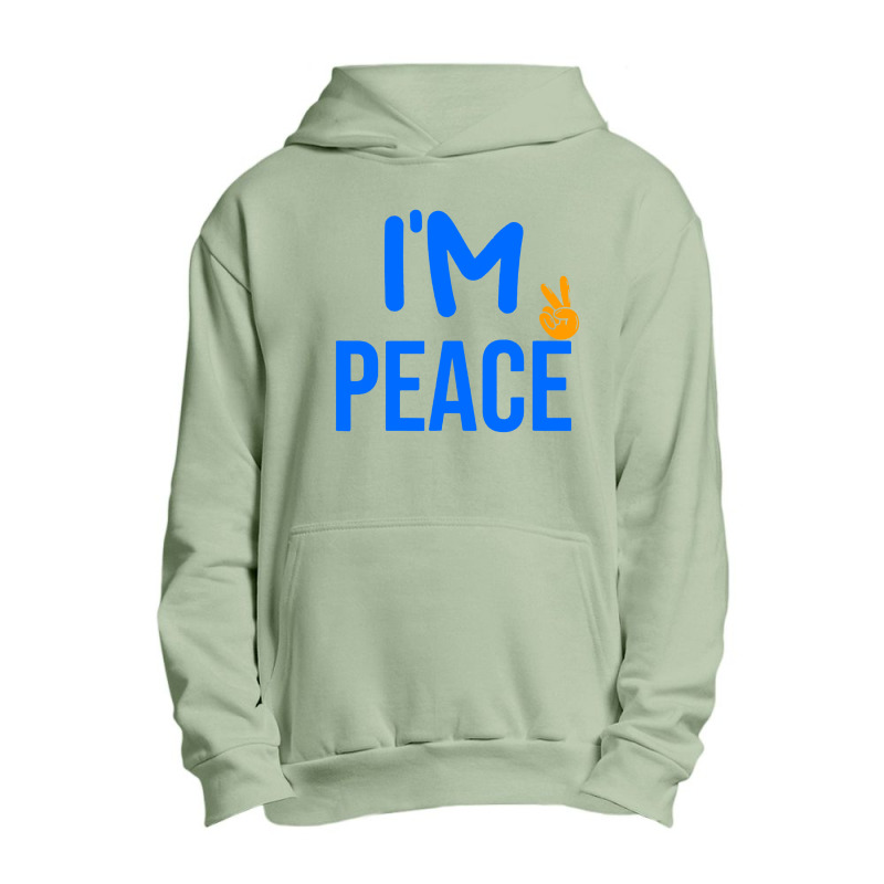 I Come In Peace I'm Peace Funny Matching Couples Urban Pullover Hoodie | Artistshot