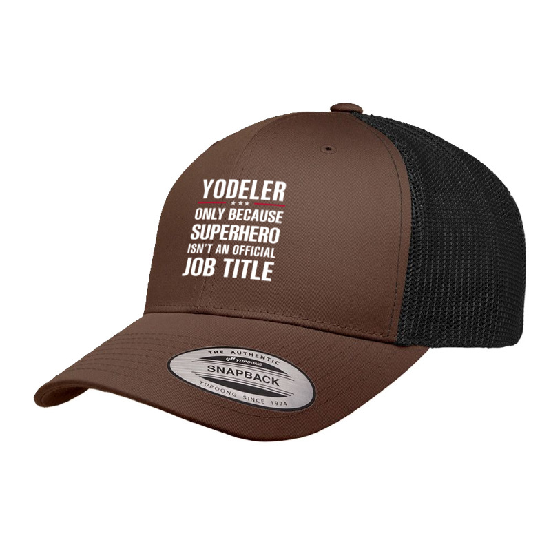 Gift For Superhero Yodeler Retro Trucker Cap | Artistshot