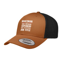 Gift For Superhero Boatman Retro Trucker Cap | Artistshot