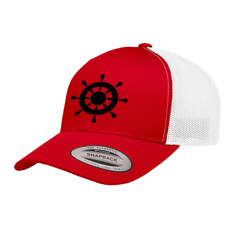 Ship Wheel 1 On Pirate Retro Trucker Cap | Artistshot