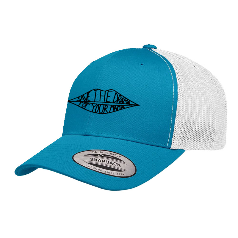 Save The Drama Retro Trucker Cap by Donkey Apparel | Artistshot