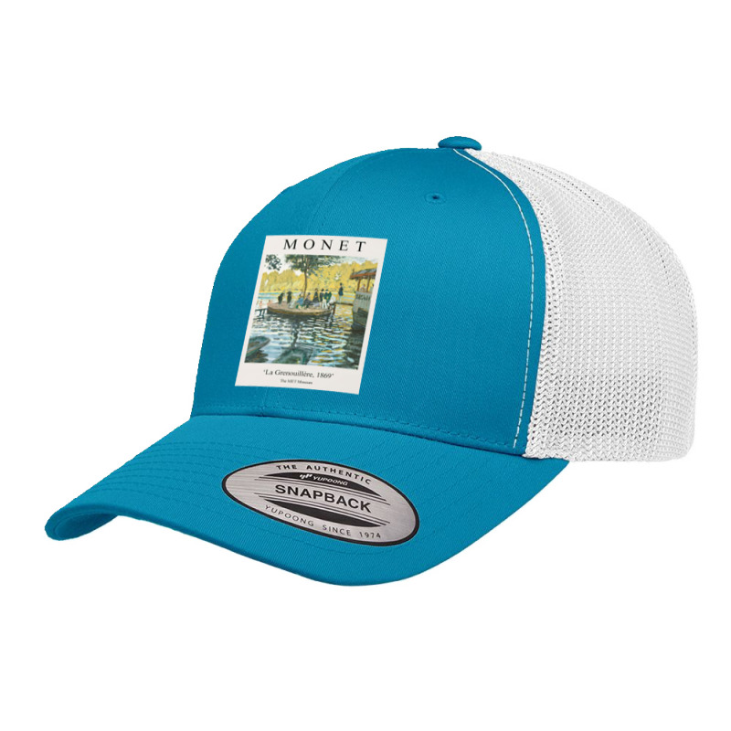 Claude Monet - La Grenouillere Retro Trucker Cap by carlyriley | Artistshot