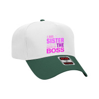 I Am The Big Sister Boss T-, Girls Women Fun Adjustable Baseball Cap | Artistshot