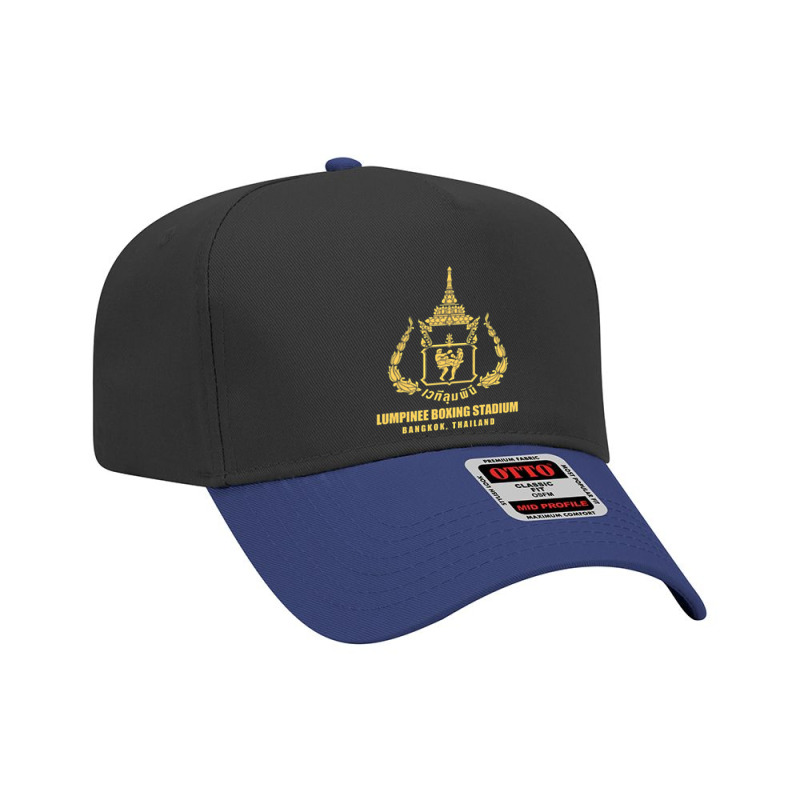 Lumpinee Boxing Stadium Bangkok Thailand Muay Thai Boxing Adjustable Baseball Cap by home12 | Artistshot