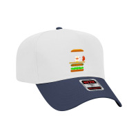 Burger Time Retro 80's Arcade Game Design Adjustable Baseball Cap | Artistshot