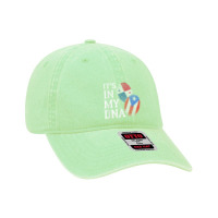 It's In My Dna Panamanian Puerto Rican Panama Puerto Rico T Shirt Dyed Cap | Artistshot