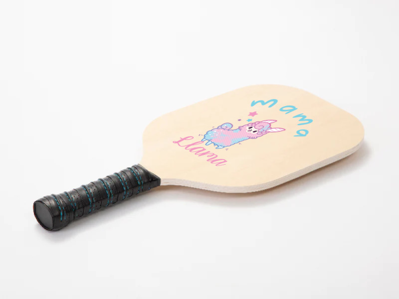 Funny Mothers Day Quotes Mama Llama Has No Time Your Drama   Gift Llam Pickleball Paddle | Artistshot