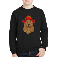 Canine Handler I Fireman Dog I Firefighter Cocker Spaniel Premium Youth Sweatshirt | Artistshot