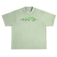 Gamer Heartbeat Video Game Lover S Urban Heavy T-shirt | Artistshot