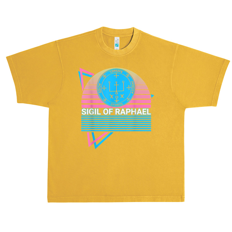 Sigil Of Raphael Archangel Sigil Retro T Shirt Urban Heavy T-shirt | Artistshot