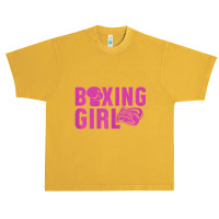 Womens Fighter Girl Boxer Athlete Urban Heavy T-shirt | Artistshot