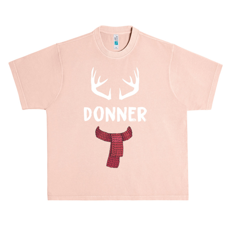 Donner Reindeer Christmas Matching Pjs Group Costume Gift Pullover Urban Heavy T-shirt | Artistshot