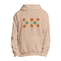 Dog Tag And Flowers Urban Pullover Hoodie | Artistshot