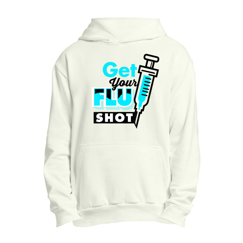 Cute Get Your Flu Shot Caregiver Immunization Urban Pullover Hoodie | Artistshot