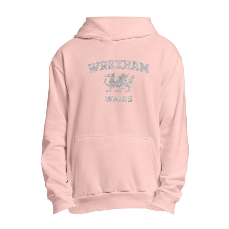 Wrexham Wales Retro Vintage Pullover Hoodie Urban Pullover Hoodie | Artistshot