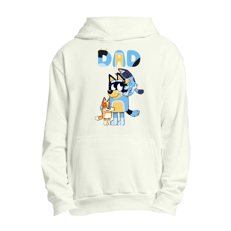 Dad Playing Son And Daughter Urban Pullover Hoodie | Artistshot