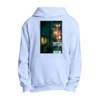 Dark City Green Vibe Urban Pullover Hoodie | Artistshot