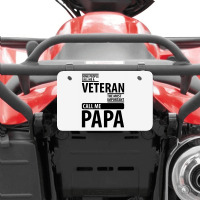 Some People Call Me A Veteran | Father's Day Gift Atv License Plate | Artistshot