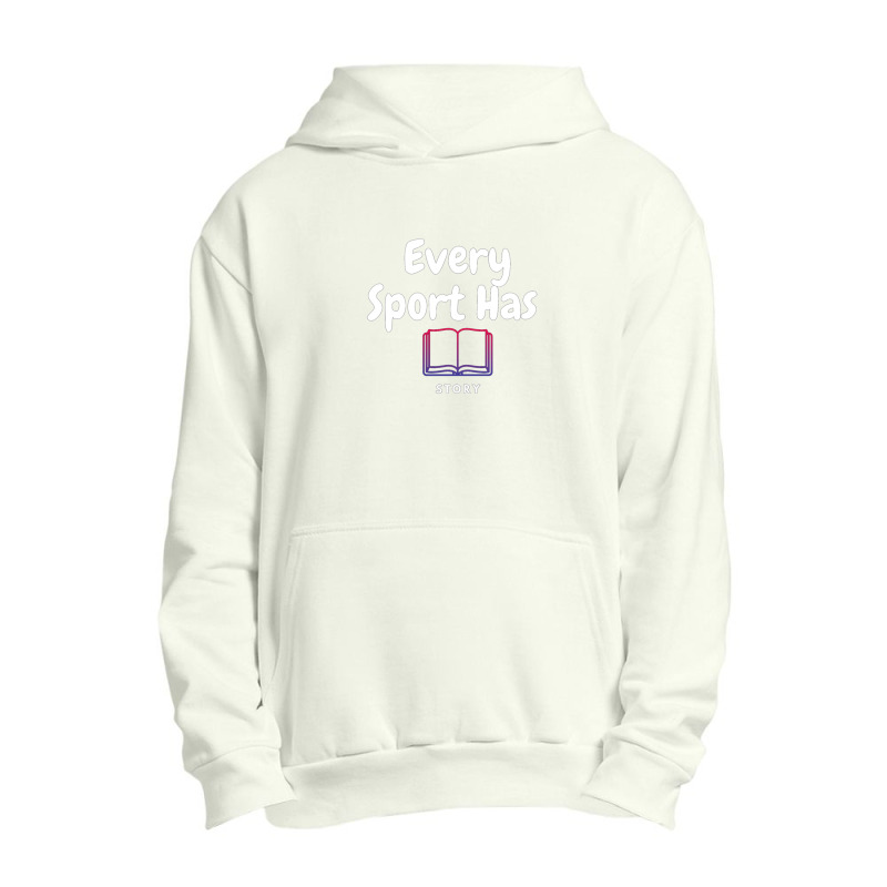 Every Sport Has A Story (story Book) Urban Pullover Hoodie by cm-arts | Artistshot