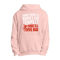 Womens Some People's Bodies Are Temples Mine Is A Dive Bar V Neck T Sh Urban Pullover Hoodie | Artistshot