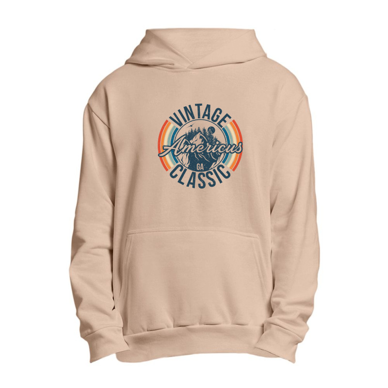 I Love Americus Georgia Retro Vintage Classic Limited Edition Urban Pullover Hoodie | Artistshot