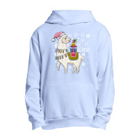 Fa La La Llama Funny Santa Llama Christmas For Family Long Sleeve T Sh Urban Pullover Hoodie | Artistshot