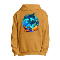 Dolphin Sea Life Save The Ocean Marine Biology Aquarium Urban Pullover Hoodie | Artistshot