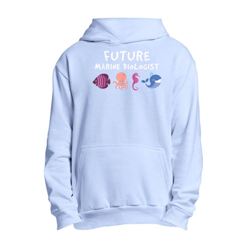 Future Marine Biologist Ocean Life Enthusiast Sea Lover Urban Pullover Hoodie | Artistshot