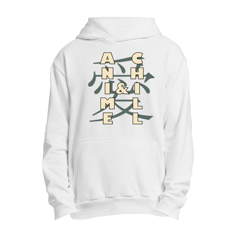 Anime & Chill - Love Symbol Urban Pullover Hoodie by Oreilly Ulrich | Artistshot